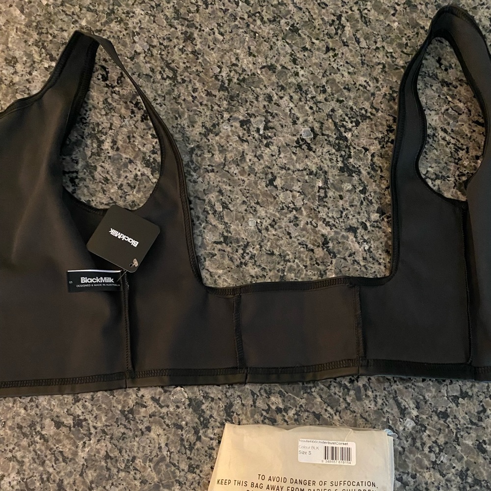 ROUTE 666 UNDERBUST CORSET BLACK NWT SIZE SMALL BLACKMILK - Picture 13 of 14